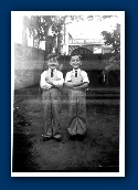 The brothers Jim and Gil Luell in 1938