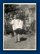 Gilbert playing the Accordian in 1944