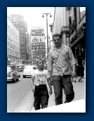 In Downtown Milwaukee, Gil and Dave in 1954